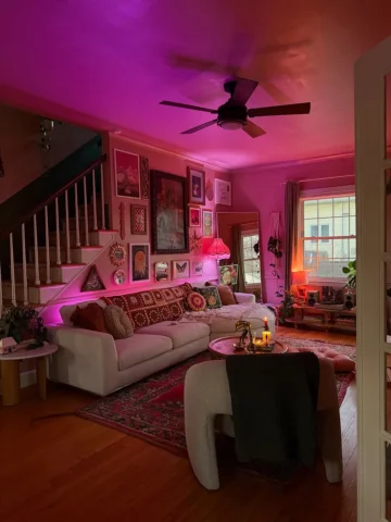 cozy evening mode activated 🕯️
 
 
 
#lightingdecor #cozyroom #livingroominspo 