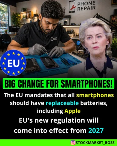 🚨 BIG CHANGE FOR SMARTPHONES! 📱⚡

The EU is bringing a major shift in the smar