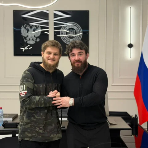 С дорогим братом Ахматом Кадыровым @k95 
Министр ЧР