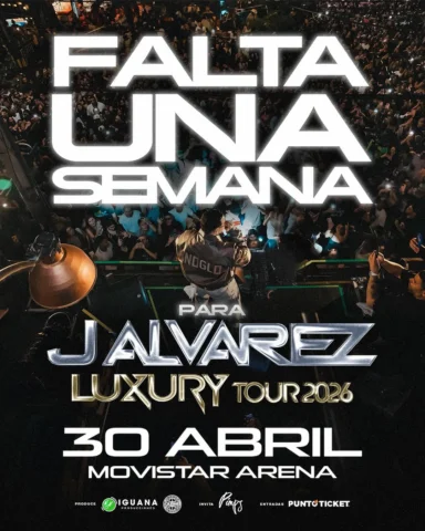 UNA SEMANA PARA PERREAR CON J ÁLVAREZ 🔥

El dueño del sistema llega este 30 de 