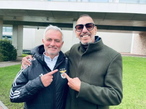 25 anos depois a visita do meu primeiro assistente @josecarlosmozer @slbenfica 
