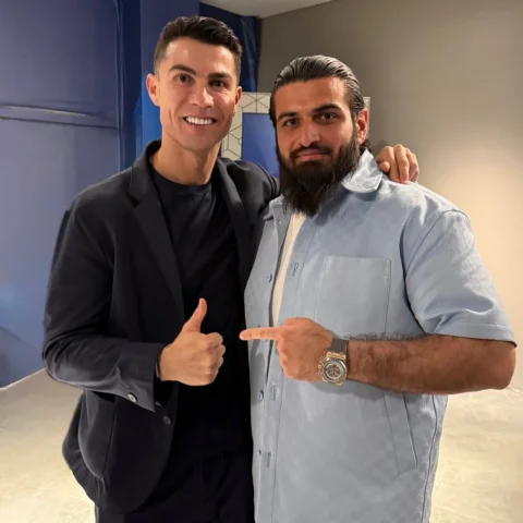 Nice to meet you brother 💪🏻 @cristiano