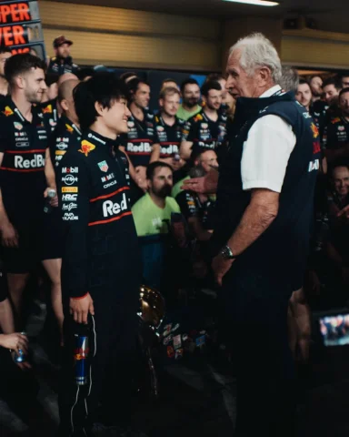 thank you, Helmut, for bringing me into the Red Bull family and helping me in my