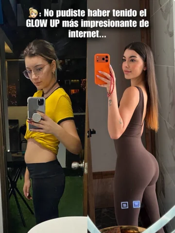 Les confieso algo… 🙊 el verdadero Glow Up no se ve a simple vista en estas foto