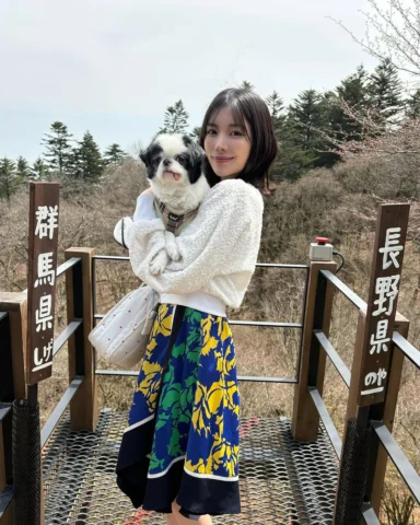 うしとお母さんと軽井沢旅行🐶
