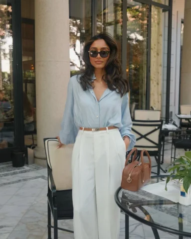 Ciao Milano 🇮🇹 blue & white outfits for spring >>