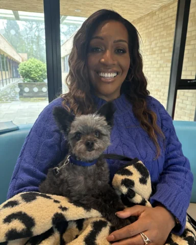 Alison Hammond is back at Battersea 🐾

From helping a premature Frenchie pup fi