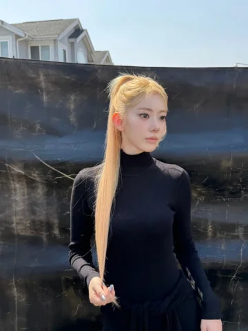 금발 포니테일🐴