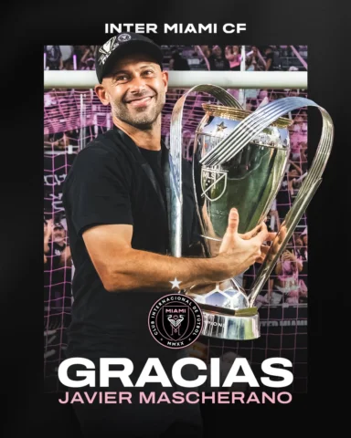 Javier Mascherano has decided to bring his tenure as Head Coach to an end. A cha