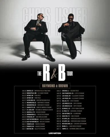 THE R&B TOUR. Sign up for the presale at RaymondandBrownTour.com MORE DATES WILL