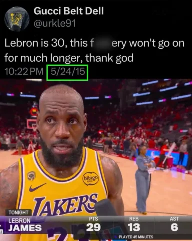 lebron is 41 the f*ckery might never end