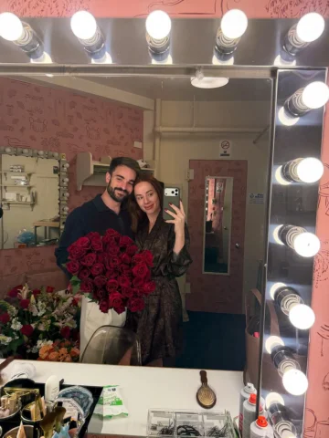 Today marked Conners 20th time seeing me in @chicagomusical 🥹😭 he’s my rock, m