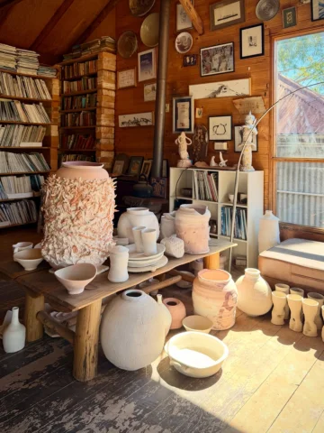 @claygulgong_mansfieldceramics concluded with a gathering at the Mansfield Farm 