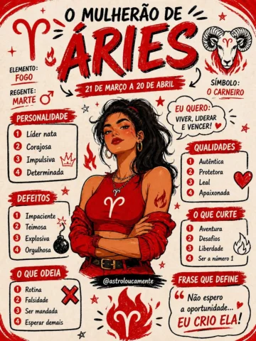 AMIGA… ISSO AQUI É PRA QUEM SABE QUE É UM MULHERÃO 👀🔥

O mulherão de cada sign