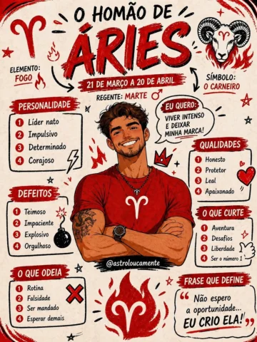 AMIGA, SE PREPARA… ISSO AQUI VAI TE LEMBRAR DE ALGUÉM 👀

O homão de cada signo 