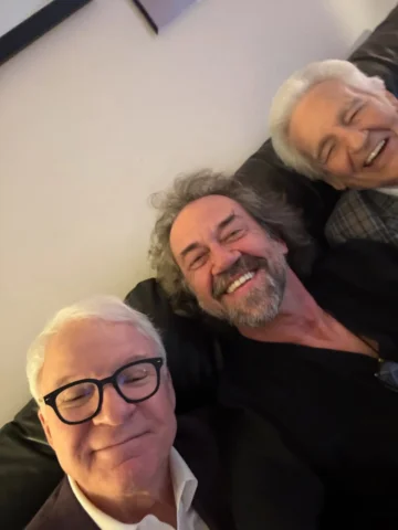 What better place to be than sandwiched between two legends? It's always a good 