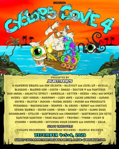 THE CYCLOPS COVE 4 LINEUP HAS ARRIVED!!

very excited to see u in december ❤️