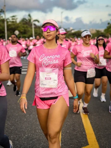 La piernona más linda vestida de rosa🩷 caminando 5km por ustedes mujeres💕 

Fo