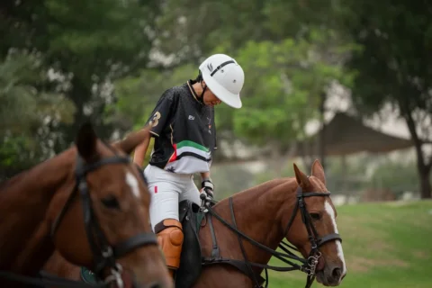 It is because of polo that I was able to beat my fear of speed & falling. I was 