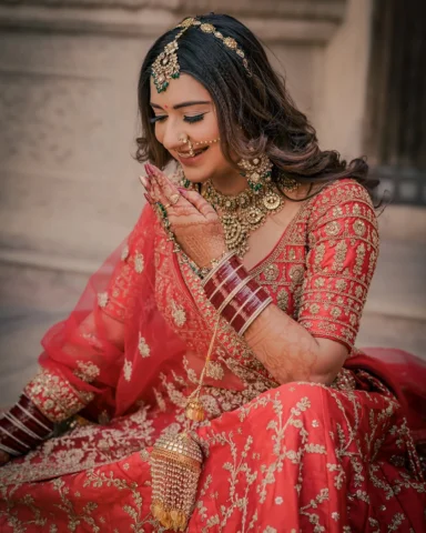 Adorned in timeless royalty, where every thread whispers tradition and every jew