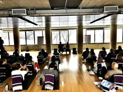 Beautiful weekend teaching @tantrasomatics with @alchemysomatics_ at @kripalucen