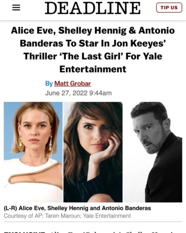 Still recovering from this 🖤🔪🖤 @aliceevea @antoniobanderas