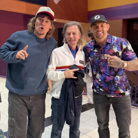 Had to pull up on @theovon and @davidspade for the premiere of @busboysmovie !
O