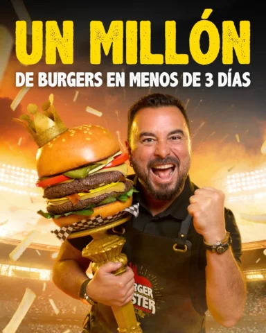 VAN UN MILLÓN de hamburguesas en menos de 3 días🔥 Esto ha sido gracias a tu ayu