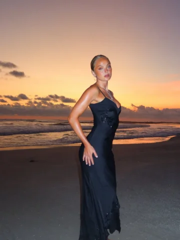 A sunset in my new favorite dress