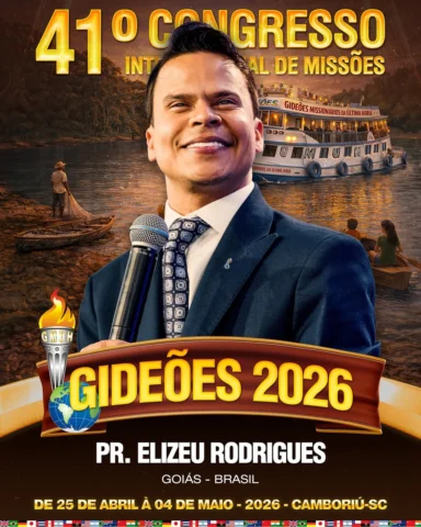 A chama missionária continua acesa.
É fogo que o tempo não apagou e que o Espíri