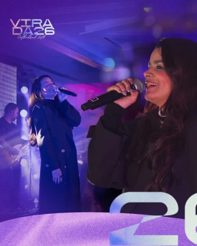 Tivemos a honra de contar com a presença da cantora Damares, que conduziu a igre