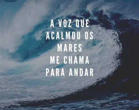 A voz que acalmou os mares me chama para andar!
🙏🏼😭🙏🏼