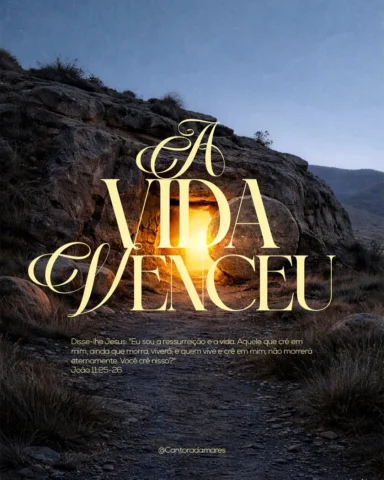 Jesus venceu! Não há escuridão grande o suficiente para apagar essa luz. Não há 