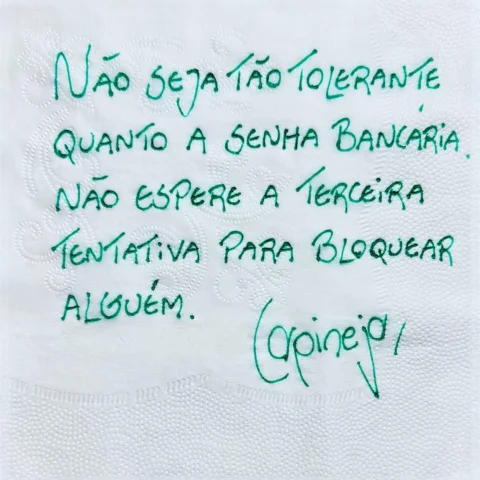 Para que sofrer mais?