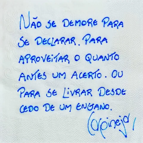 Ou regozijo, ou livramento.