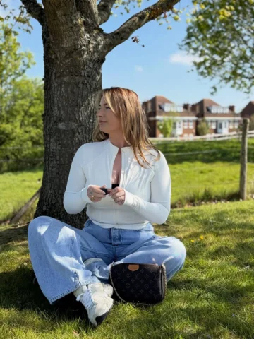 This is a story about a woman trying to get content in the UK…
but the wind said