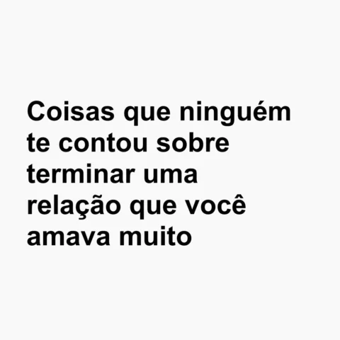 Quem aí ja passou por uma relação que acabou mesmo amando muito??? 

Um dia semp