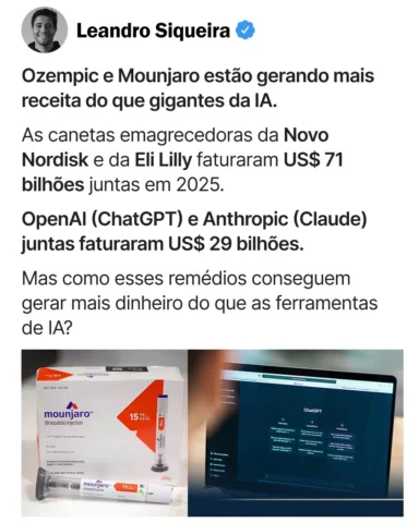 Duas empresas farmacêuticas estão ganhando mais dinheiro do que gigantes da indú