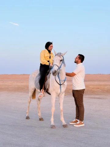 ⁨	المُهرة كان اسمها أميرة ❤️

‪@elgendy_travel1‬⁩
