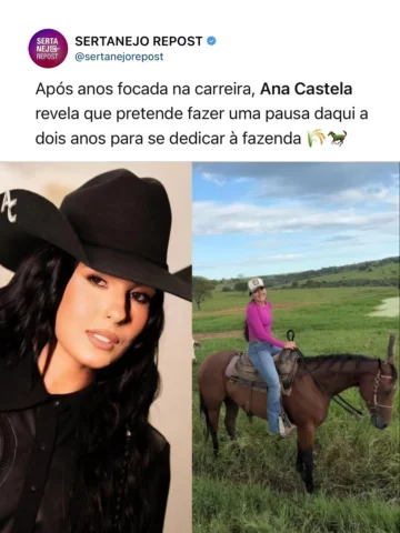 Ela está certa? Você faria o mesmo ou continuaria no auge? 👇🏼

#AnaCastela #Se