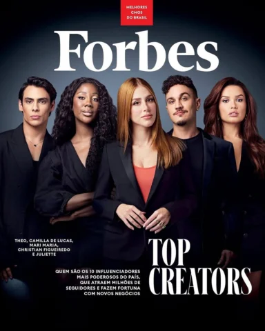 ✨ FORBES TOP CREATOR 2025 ✨
Que honra estar novamente na @forbesbr! agora com um