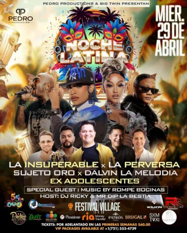 Mi gente de Saint-Martin !!! Nos vemos este 29 de Abril 
En su Noche Latina ✨🌙 