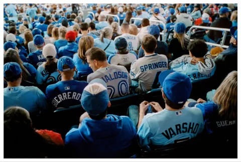 A few shots from game 2 of the World Series on @cinestillfilm 800t. What a blast