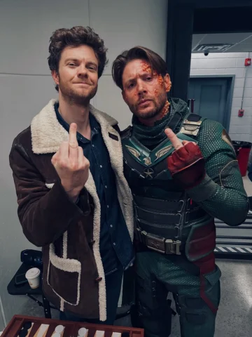 📸A few more BTS shots from the set of @theboystv. Thank you for your INCREDIBLE