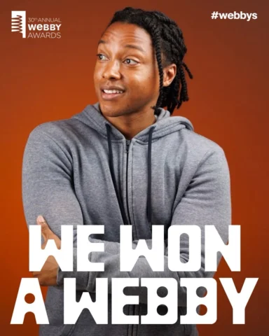 Hi Friends,

We won a Webby.

Thank you for voting, watching, sharing, and being