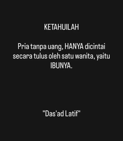 di usia senja, jangan lagi ibu memikirkan cari sembako.
