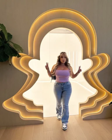 Snapping into a new chapter. Thank you @Snapchat for making dreams a reality 💛g