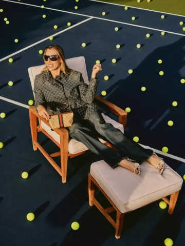 @gucci x @harpersbazaarus 💓🎾