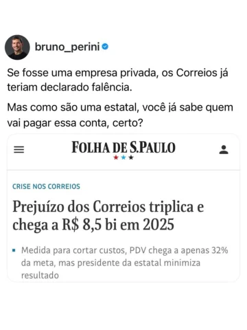 Há poucos anos, os Correios divulgavam o maior lucro recorrente de sua história.