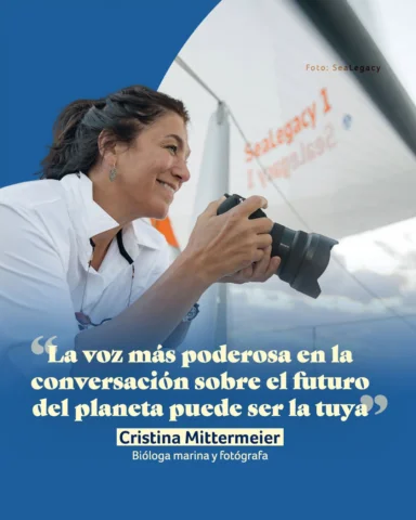 “No esperes permiso. El océano, la ciencia y la conservación no tienen dueño”. E